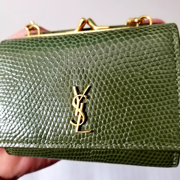 Saint Laurent Accessories - Authentic Saint Laurent YSL logo micro wallet/purse on belt